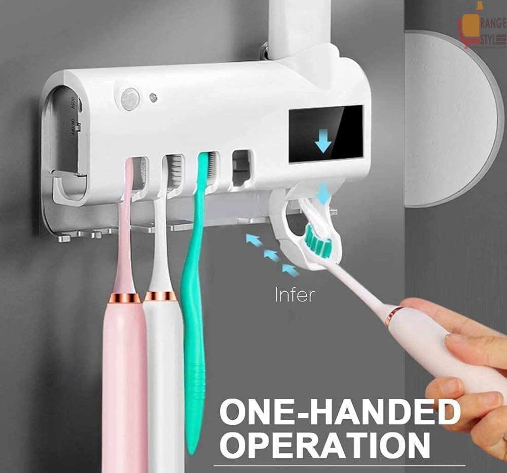 Distributeur de pâte dentifrice et stérilisateur de brosse – Image 3